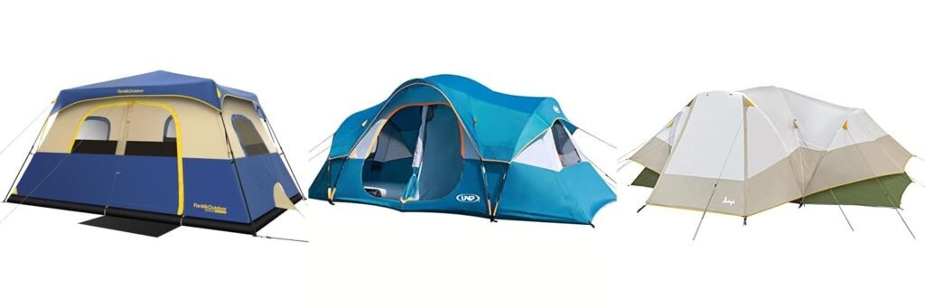 8 To 10 Person Tents combined image