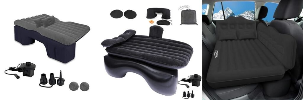 Back Seat Air Mattress For Truck combined image