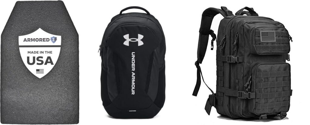 Backpack Armor combined image