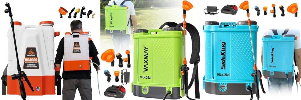 Backpack Battery Sprayer combined image