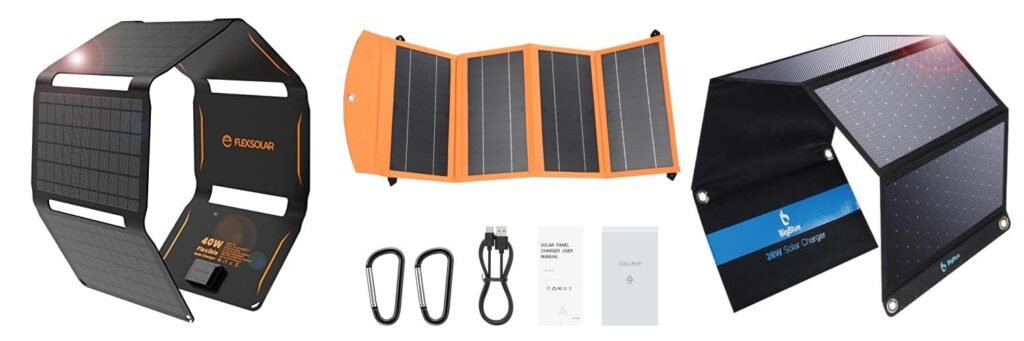 Backpack Solar Panel combined image