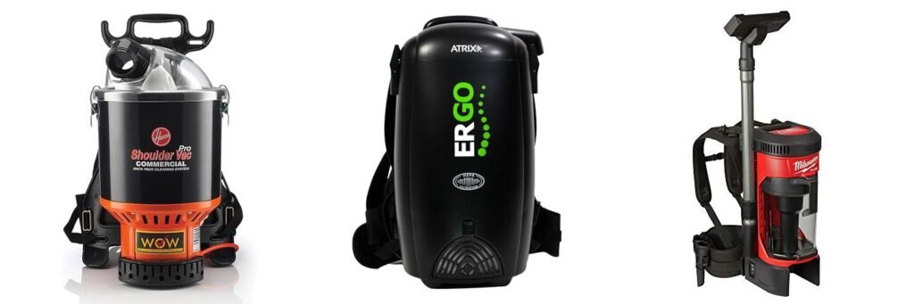 Backpack Vacuums combined image