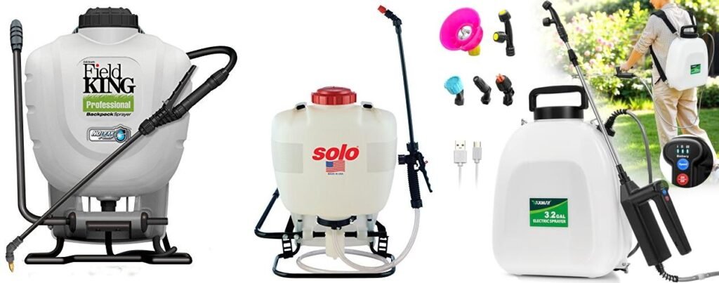 Backpack Weed Sprayer combined image