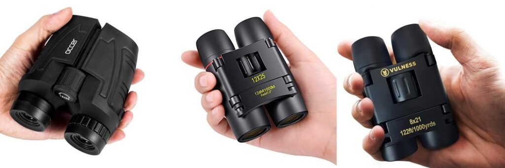 Backpacking Binoculars combined image