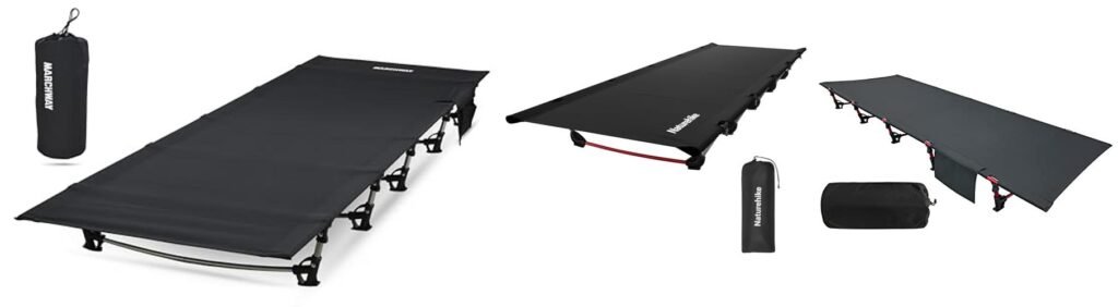 Backpacking Cot combined image