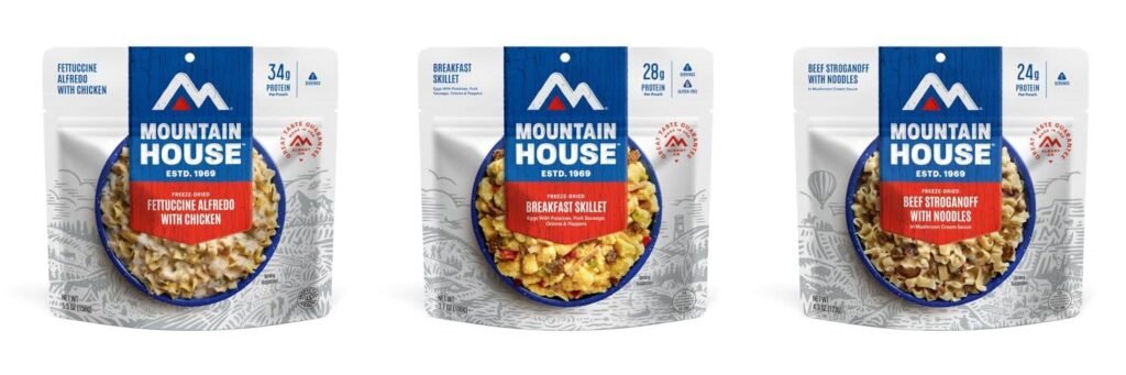 Backpacking Dehydrated Meals combined image