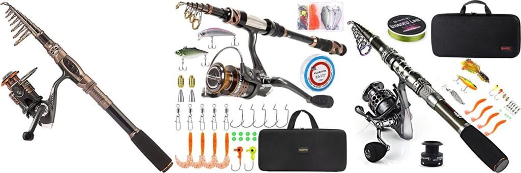 Backpacking Fishing Pole combined image