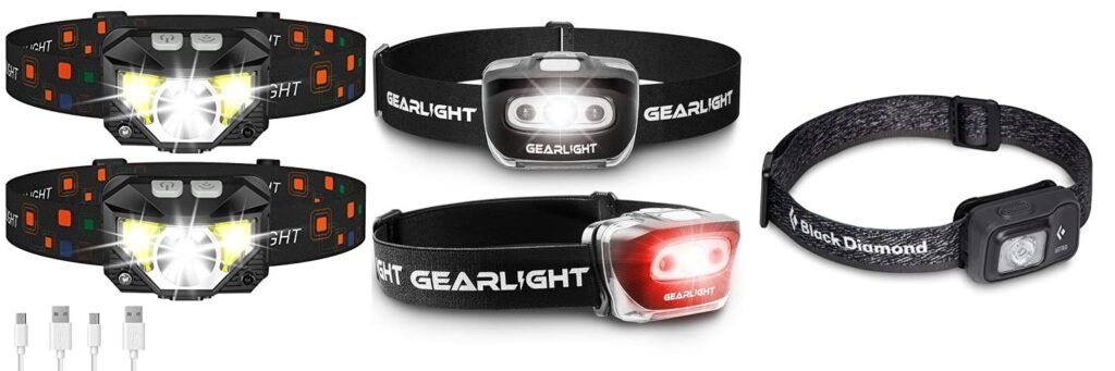 Backpacking Headlamps combined image