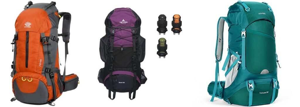 Backpacking Pack For Women combined image