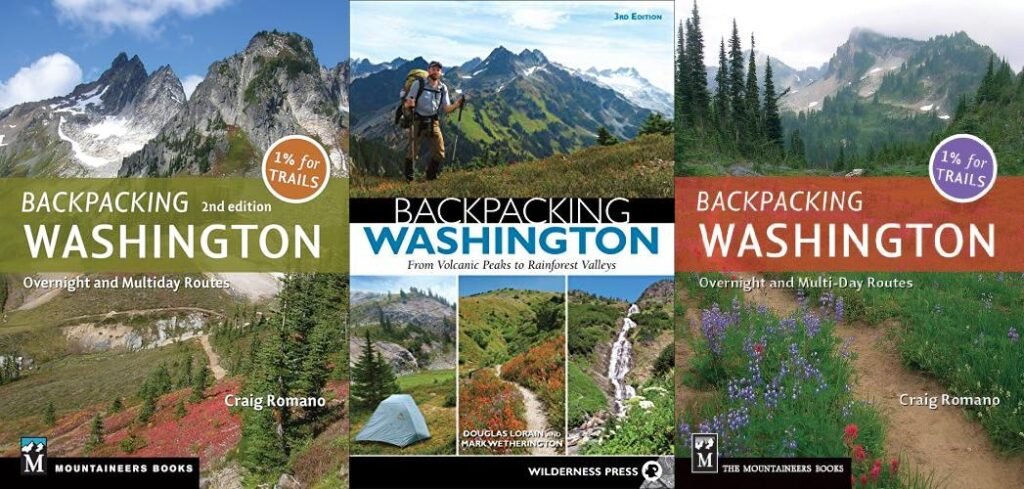 Backpacking Washington combined image