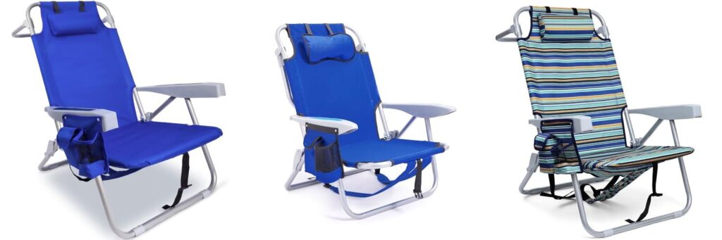 Beach Backpack Chairs combined image