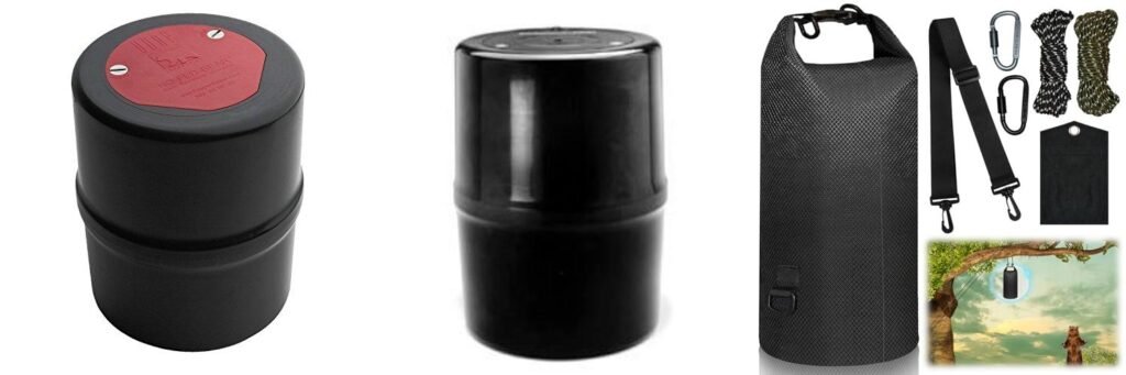 Bear Canister Backpacking combined image