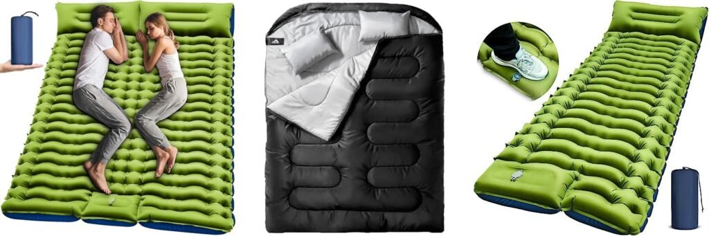 Bedding For Tent Camping combined image