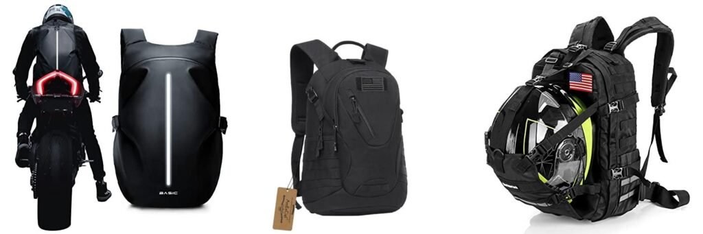 Biker Backpack combined image