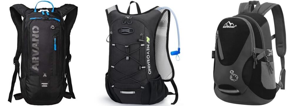 Biking Backpacks combined image