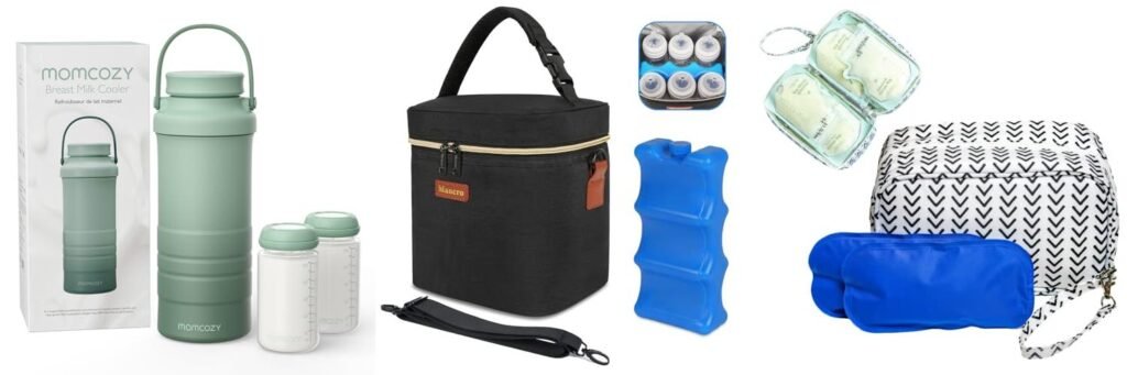 Breast Milk Cooler For Travel combined image