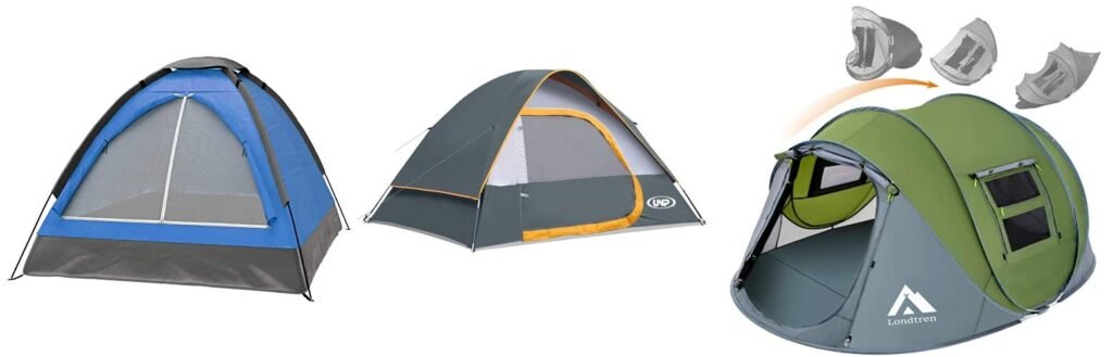 Budget Tents For Camping combined image