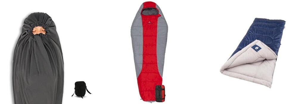 Budget Winter Sleeping Bag combined image