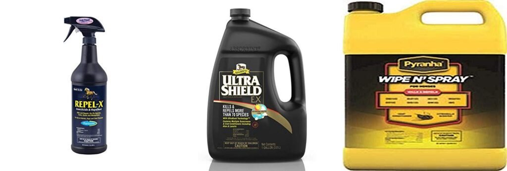 Bug Spray For Horses combined image