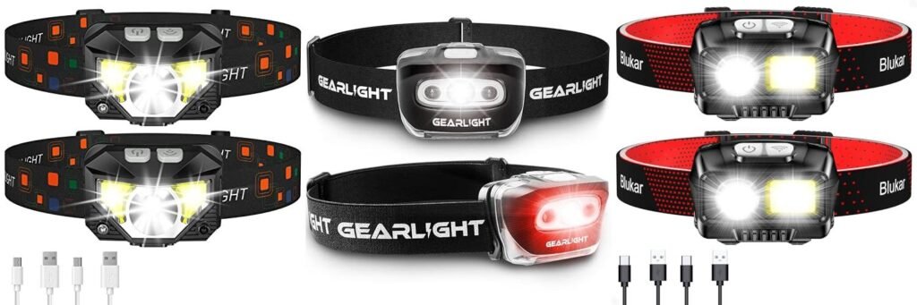 Camping Headlamps combined image