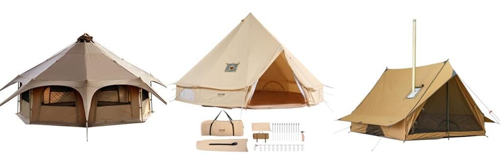 Canvas Hot Tent combined image