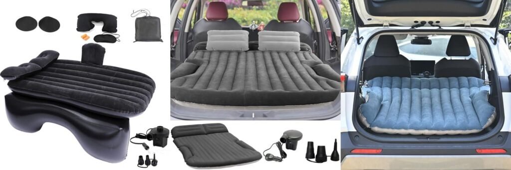 Car Air Mattress combined image