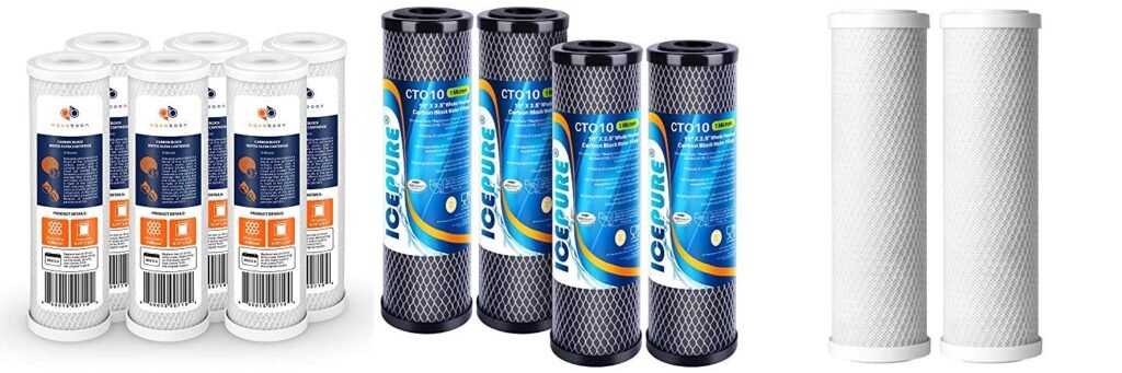 Carbon Block Water Filter combined image