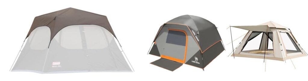 Cheap 6 Person Tent combined image