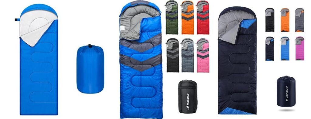 Cheap Sleeping Bag combined image