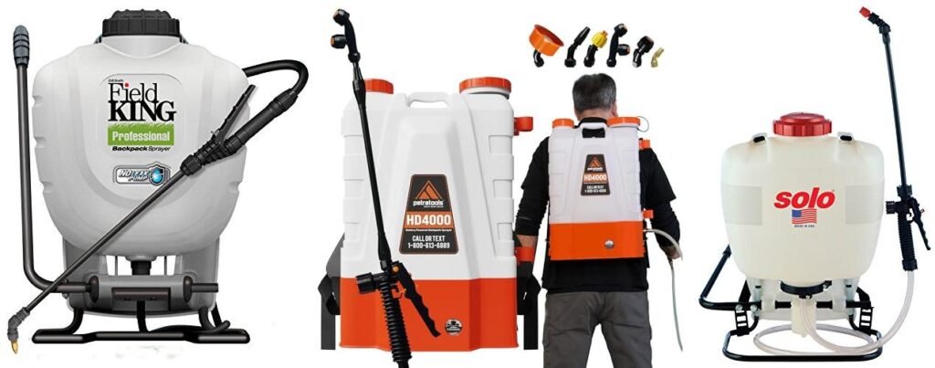 Commercial Backpack Sprayer combined image
