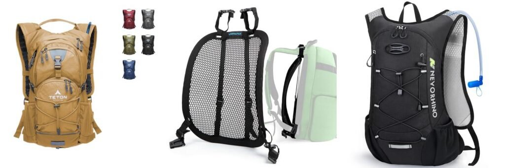 Commuting Cycling Backpack combined image