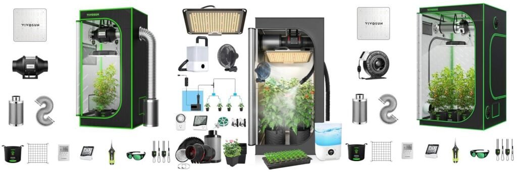 Complete Grow Tent Kit combined image