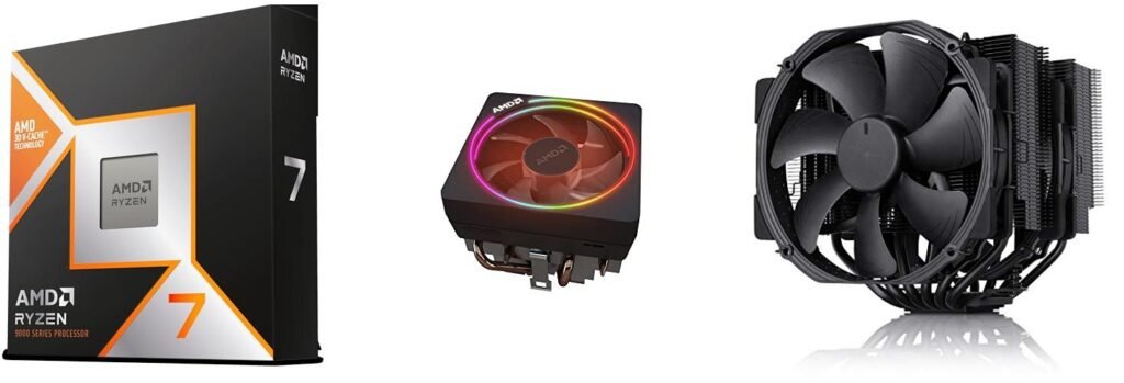 Cooler For Ryzen 7 9800X3D combined image