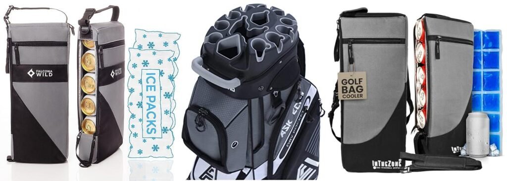 Cooler Golf Bag combined image