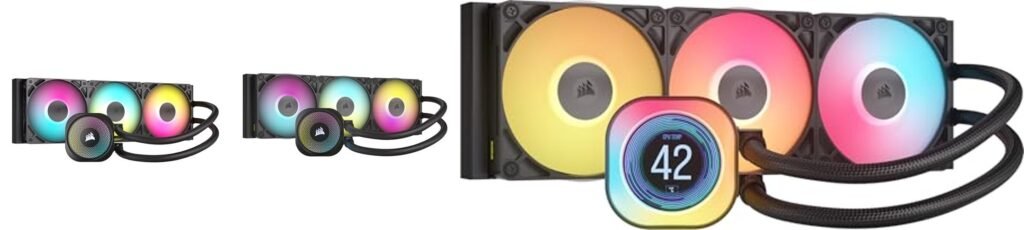 Corsair Aio Cooler combined image