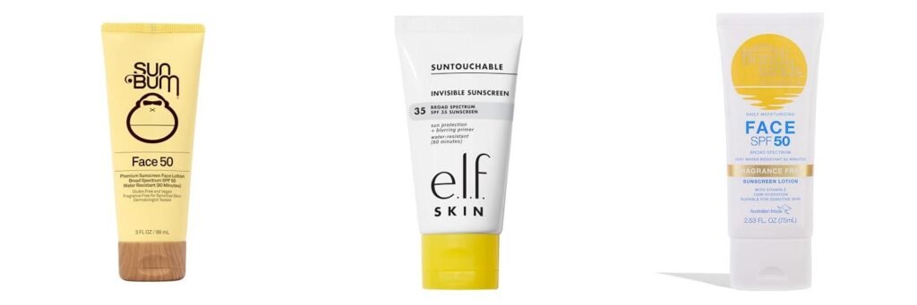 Cruelty Free Face Sunscreen combined image