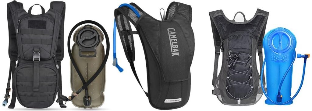Cycling Hydration Pack combined image