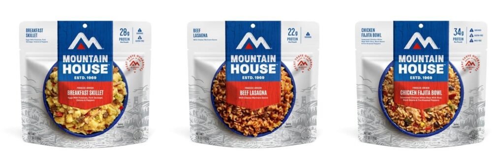 Dehydrated Backpacking Meals combined image