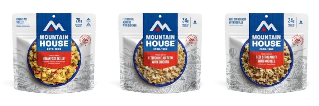 Dehydrated Meals For Backpacking combined image