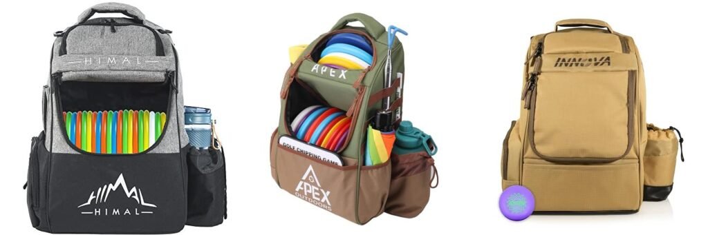 Disc Golf Backpack combined image