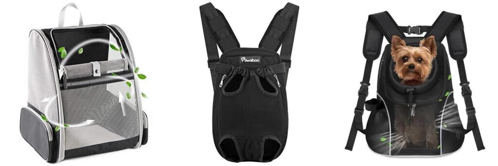 Dog Backpack Carrier combined image