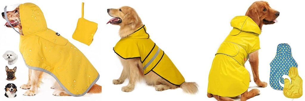 Dog Rain Jacket combined image