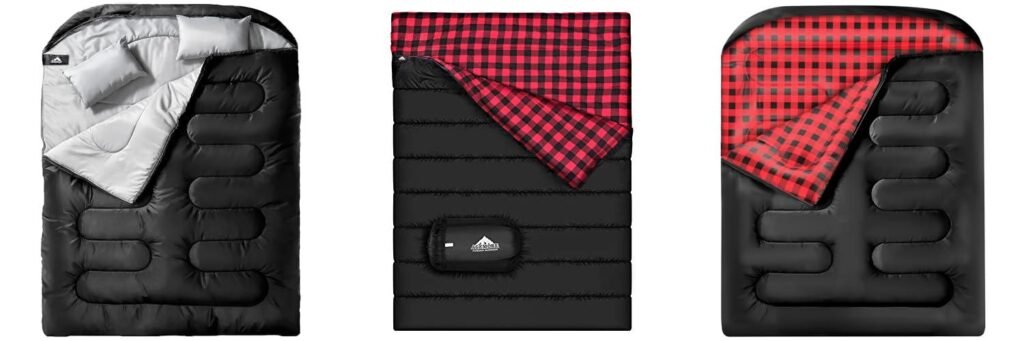 Double Sleeping Bag combined image