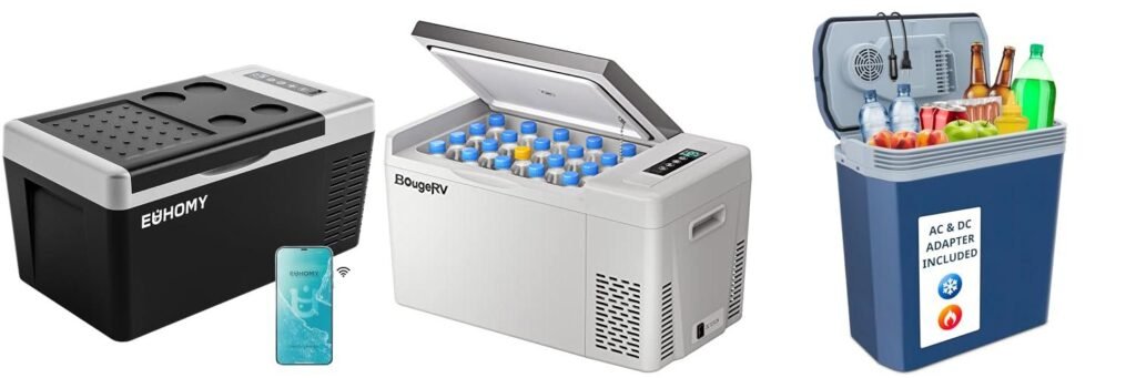 Electric Car Coolers combined image