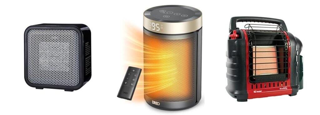 Electric Heater For A Tent combined image