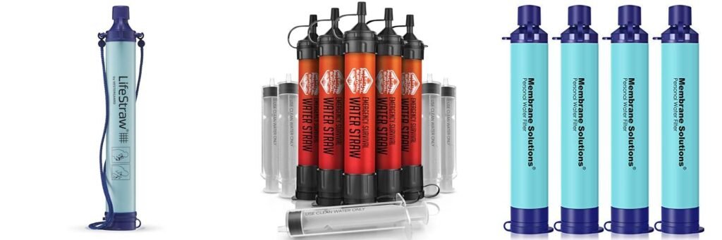 Emergency Water Filters combined image
