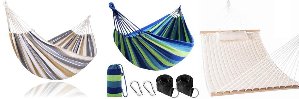 Fabric Hammocks combined image