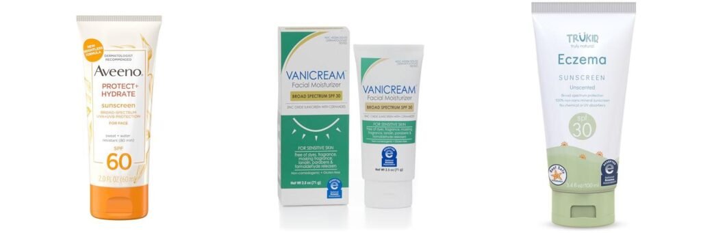Face Sunscreen For Eczema combined image