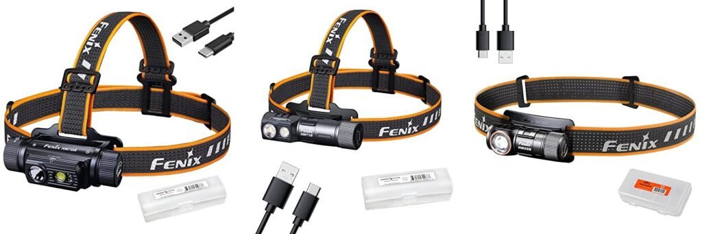 Fenix Headlamp combined image