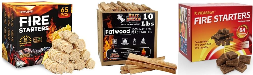 Fire Starter For Wood Stove combined image